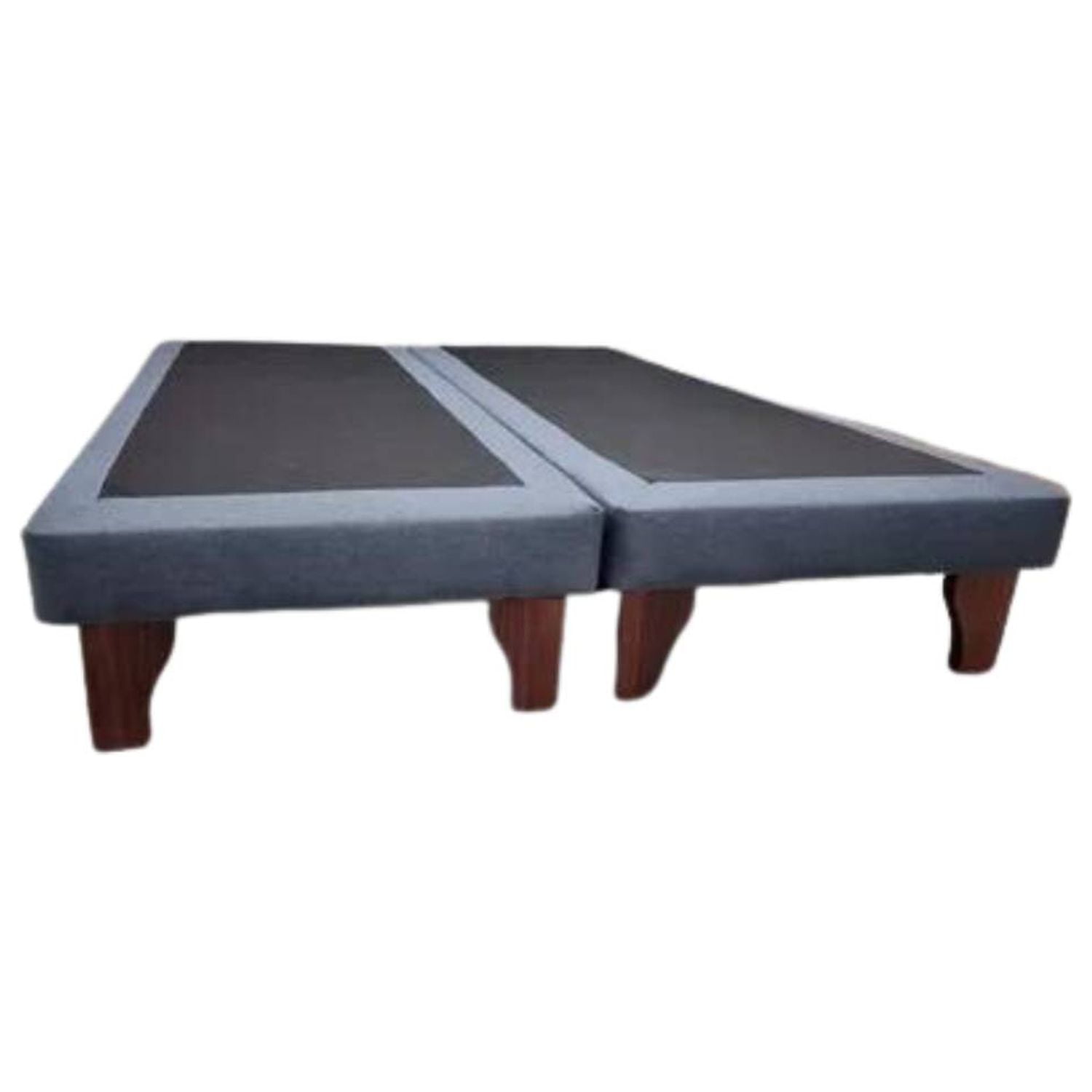 Dulces Sueños - Base De Cama Europea Súper King Azul Lino