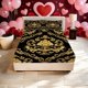 thumbnail image 1 of Black and Golden Baroque Print Fitted Sheet Set a Must-have for Home and Guest Rooms with Deep Pockets to Ensure Stability and Prevent Shifting It's the Perfect, 1 of 1