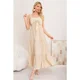 thumbnail image 2 of Maxi Vestido Mujer Largo Liso Tirantes Ajustables Eventos Fiesta 3361, 2 of 3