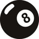 thumbnail image 1 of Decomural Black 8 Ball Pool Snooker WS-19052, 1 of 2