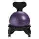 thumbnail image 1 of Silla Gaiam Classic con pelota de yoga y estabilidad para ejercicios, color morado, 1 of 8
