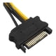 thumbnail image 2 of Cable Poder Sata Hembra 15pin A 6 Pin Pci Express Video multicolor, 2 of 3
