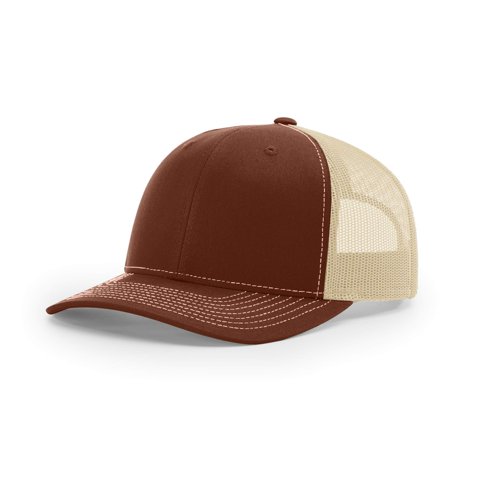 R Richardson - Gorra De Béisbol Richardson 112 Trucker Snapback Split Marrón/Caqui