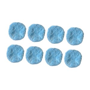 Magideal - Almohadillas De Repuesto Para Robot Limpiacristales, Reutilizables, Ligeras, Accesorio Para Limpiar Ventanas, Funda Lavable Para Ventanas, Azulejos, P Azul 8 Piezas