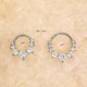 thumbnail image 5 of Arete ShineRose 8 mm/10 mm/12 mm 16G/18G CZ Plata/Oro, 5 of 6