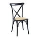 thumbnail image 5 of Pack 4 Silla Crossback Negra | Madera Ratán | Diseño Clásico, 5 of 6