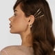 thumbnail image 2 of Pendientes De Acero De Titanio, Ligeros, De Lujo, De Nicho, De Alta Gama, Con Sentido De Galvanoplastia, Elegantes Pendientes De Mujer Con Degradado, Hebilla Para La Oreja, Fáciles De Combinar., 2 of 5