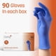thumbnail image 5 of Guantes de examen de nitrilo Caring XL (90 unidades) sin polvo, 5 of 6