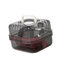 Ioensy - Jaula Para Hámster Transparente Y Transpirable, Hábitat Para Ardillas, Ratones Y Conejos, Color Rosa