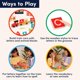 thumbnail image 5 of Set de tren con letras de madera Battat Education, 84 piezas, más de 3 años, 5 of 9