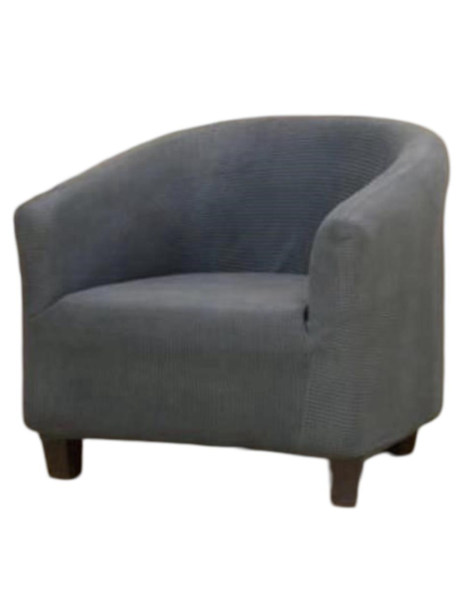 Genérico - Juego De 2 Fundas Poltrona Sofa Texturizada Ajustable Gris