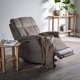 thumbnail image 2 of Bergere Kingston Eléctrico Tela Taupe, 2 of 12