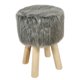 thumbnail image 3 of Pouf Peludo 40X28 Cm Gris, 3 of 3