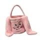 thumbnail image 4 of Organizador De Almacenamiento Portátil Con Forma De Cesta De Conejito De Pascua Para Recuerdos De Fiesta Y Salidas En Casa, Color Rosa., 4 of 5
