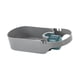 thumbnail image 4 of Soporte de esponja para grifo, estante para paños de cocina, fácil de instalar, ahorra espacio, organizador de fregadero de cocina, estante de drenaje Gris, 4 of 5