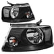 thumbnail image 1 of Faros delanteros DNA MOTORING HL-OH-F1504-BK-CL1 para F-150/Mark LT, 1 of 6