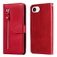 thumbnail image 5 of Funda con Cremallera para iPhone 16e, Carcasa Cartera de Cuero PU con Soporte y Tarjetero, 5 of 5