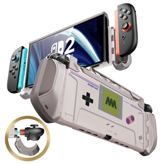 Funda Dockable Mumba para Nintendo Switch 2 de 7.9" con Agarre de TPU