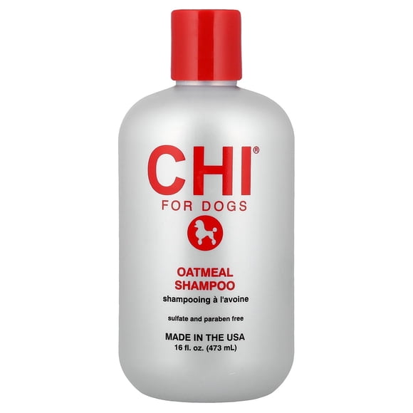 Champú CHI para perros de avena para perros con piel seca 480 ml
