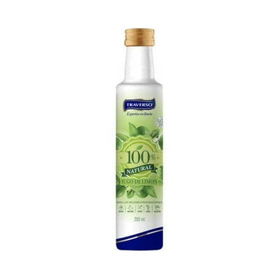 Jugo Limón Sutil 100% Natural Botella 250 Ml Traverso