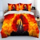 thumbnail image 1 of v989 Bed Sheets L-Lord of the Rings H-Hobbit Comforter Bedding Set,Duvet Cover Bed Set Quilt Cover Pillowcase,king Queen Size Bedding Set kids 3-Piece Bedding Set (1 Duvet Cover + 2 Pillow Shams) Bed, 1 of 5