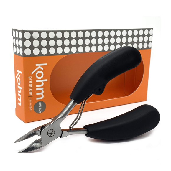 Cortauñas KOHM ProBlade, hoja extra ancha, acero inoxidable