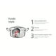 thumbnail image 2 of Batería de Cocina en Acero 4 Piezas Tramontina Professional., 2 of 4