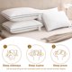 thumbnail image 3 of Juego de 4 almohadas reversibles tamaño Queen BEDTOVA, 3 of 6