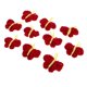 thumbnail image 2 of 10 piezas de hilo de mariposa tejido a ganchillo con motivos adornos apliques rojo, 2 of 5