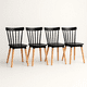 thumbnail image 1 of Pack de 4 Sillas Windsor Negras, 1 of 7