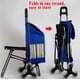 thumbnail image 3 of Carrito de Compras Plegable con Asiento y Ruedas Escaladoras, 3 of 8