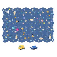 Magideal - Bloques De Construcción De Pista, Juguetes De Construcción De Automóviles, Tableros De Rompecabezas, Juego De Pista De Rompecabezas Para Niños , Modelo Espacial 24 Modelo Espacial 24 Piezas