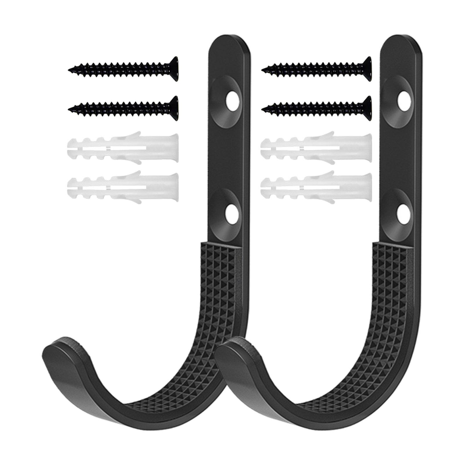 Bothyi - 2X Ganchos De Montaje En Pared Ganchos Utilitarios Compactos Para Artículos A Granel Escalera Herramientas De Jardín