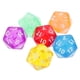 thumbnail image 3 of 6 Uds Dados De 20 Lados D20 Dados Poliédricos Transparentes Para Juegos De Mazmorras Y Dragones, 3 of 3
