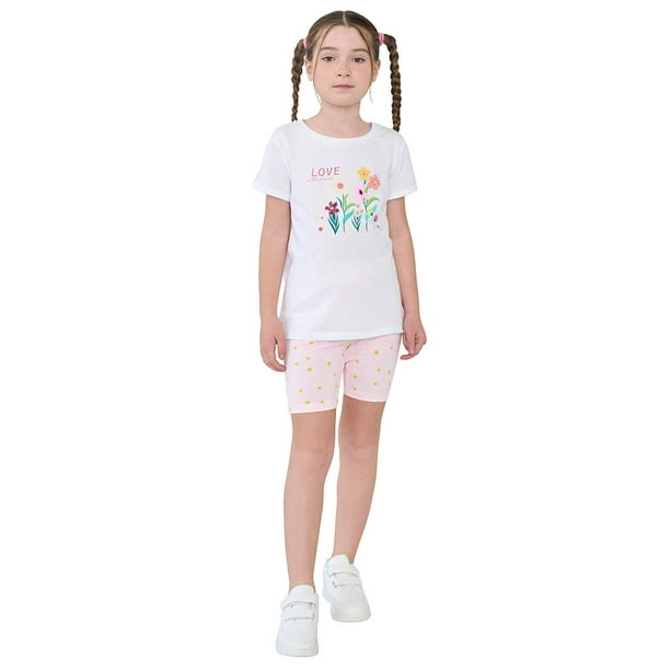 Calza Niña Kids Biker Color Rosado Corona