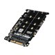 thumbnail image 3 of M.2 NVME SSD Clave M / B SSD A U.2 SFF-8639 Adaptador Convertidor Tarjeta Vertical, 3 of 5
