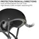 thumbnail image 2 of Casco de skate JBM ligero con ventilación ajustable, 2 of 9