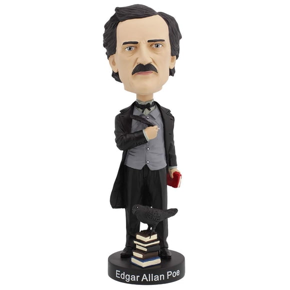 Muñeco cabezón Royal Bobbles Edgar Allan Poe 20 cm de poliresina