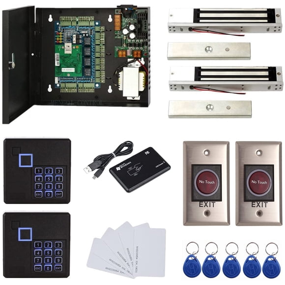 Sistema De Control De Acceso Cerradura De 2 Puertas Y 600 Libras