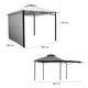 thumbnail image 3 of Pérgola Quintay con Lateral 3x3mt Café, 3 of 4