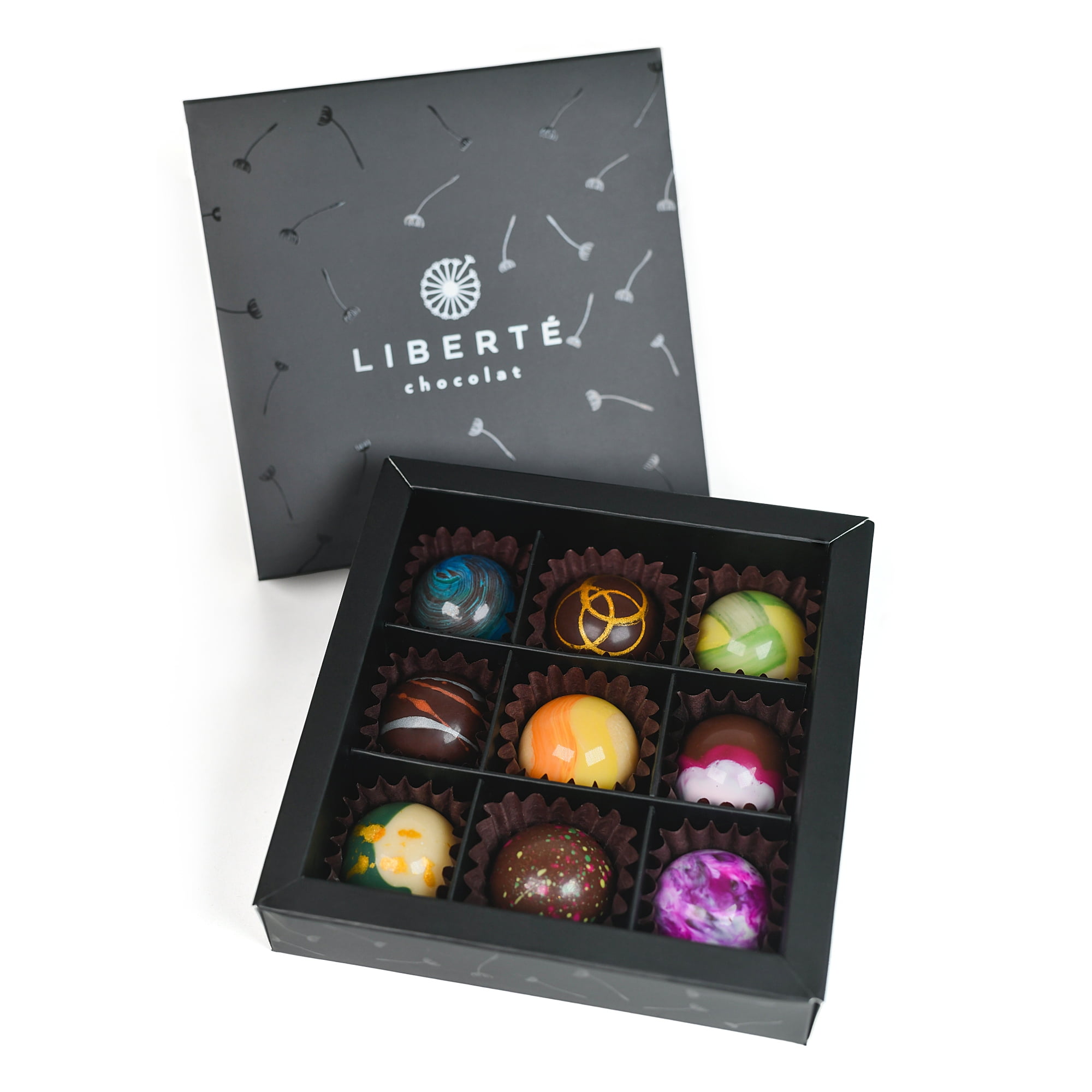 Liberté Chocolat - Bombones Veganos Mystica 9 Unidades