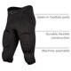 thumbnail image 4 of PANTALONES CHAMPRO de práctica de fútbol juvenil con almohadillas negras, 4 of 7