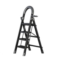 Escalera De Acero Plegable Con 4 Escalones By Lubabycas