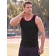 thumbnail image 4 of INSPIRE CHIC Camiseta sin mangas para hombre de entrenamiento Streetwear Muscle Gym Bodybuilding Tee sin mangas L Negro, 4 of 5