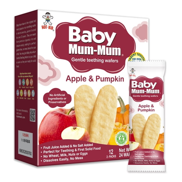 Galletas de Arroz Manzana y Zapallo, 50 g