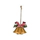 thumbnail image 4 of Campana De Navidad Hecha A Mano Linda Para Decoración De árbol De Navidad Para Porche Guirnalda De Navidad 2 Campanas De Trompeta Doradas, 4 of 5