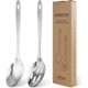 thumbnail image 1 of Kirecoo 2PCS Stainless Steel Serving Spoons Set, Solid Slo, 1 of 3