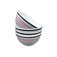 Oem - Pack 4 Bowl Platos Con Diseños Clasico 7X13Cm