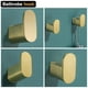 thumbnail image 3 of Gancho Para Toallas En Oro Cepillado Ganchos Dorados De Acero Inoxidable Sus304 Para Pared, 3 of 9