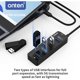 thumbnail image 3 of Hub USB-C Onten de 7 puertos, 4 USB 3.0 a 5 Gbps, 3 of 3